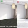 A split image showing a room with dark gray carpet on the left and white wooden floorboards on the right, with text indicating 'After Use' and 'Before Use'. Náhled obrázku produktu