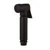 A black toilet bidet hand shower sprayer is shown against a white background. Produktbild-Vorschau