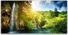 Acrylglasbilder 120x60 Wandbild Druck Wasserfall Bäume Produktbild-Vorschau 1