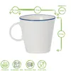 Nicola Spring 380-ml-Bauernhausbecher – 6er-Set Produktbild-Vorschau 6