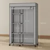 Fahrbarer Stoffkleiderschrank mit Kleiderstange und 6 Produktbild-Vorschau 5
