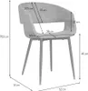 Milton & Oldbrook Esszimmerstuhl Pula Taupe Produktbild-Vorschau 7
