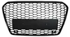 Kühlergrill Waben + Emblem Halter SCHWARZ GLANZ für Audi A5 8T Facelift 12-16 – Produktansicht 4 Productafbeelding-voorbeeld