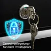 A close-up of a lock and keys with a digital shield overlay, suggesting security and privacy. Náhled obrázku produktu