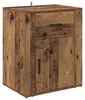 Nachttisch mit Schubladen Altholz 35 x 50 x 60 cm Produktbild-Vorschau 1
