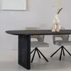 Ovaler Esstisch - Schwarz - 240 cm - Mangoholz - Esstisch Produktbild-Vorschau 7