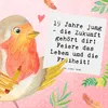 Mr. & Mrs. Panda Klappkarte Spruch 19. Geburtstag - Weiß - Produktbild-Vorschau 5