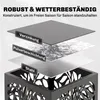 Outsunny Kaminholzregal 38 x 38 x 112cm erhöhtes Produktbild-Vorschau 7