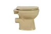 sanicomfort Stand-WC beige spülrandlos, Abgang waagrecht, Produktbild-Vorschau 3