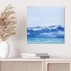 DEQORI Hybrid Leinwand Bild 50x50 cm 'Winterseelandschaft' Produktbild-Vorschau 4