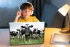 MuchoWow® Laptop Aufkleber Sticker Cover Kühe - Gras - Produktbild-Vorschau 3
