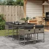 vidaXL Set da pranzo da giardino in 5 pezzi con cuscini in Anteprima dell’immagine prodotto 7
