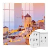 Metall Schlüsselkasten 30 x 30 cm - weißer Schlüsselschrank Produktbild-Vorschau 1