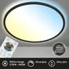 Briloner LED Panel Slim Ø 42 cm, schwarz, ultraflach CCT Produktbild-Vorschau 2