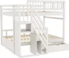 Letto a castello in legno massello Sweiko 140x200 cm, con Anteprima dell’immagine prodotto 16