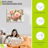ARTland Leinwandbild Vintage Rosen auf Holz Größe: 80x60 cm Produktbild-Vorschau 3