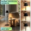 Moderne höhenverstellbare LED-Stehlampe, dimmbar, schwarz, Produktbild-Vorschau 3