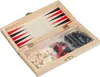 Reisespielset aus Holz mit Backgammon - Schach - Dame Spiel Produktbild-Vorschau 6