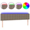 LED Kopfteil Taupe 160x5x78/88 cm Stoff , Kopfteile Design Produktbild-Vorschau 2