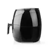 A black air fryer is shown in a studio setting against a white background. Náhľad obrázku produktu