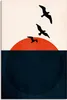 ARTland Leinwandbild Sonnenuntergangs Brise Größe: 80x120 Produktbild-Vorschau 1