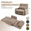 Faltbares 4-in-1 Sofa Bett, Klappbares Schlafsofa & Produktbild-Vorschau 6