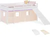 Homestyle4u Hochbett 90x200 Kinder Rutsche Set mit Matratze Produktbild-Vorschau 20