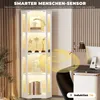 BROTTAR Eckvitrine aus Glas, dreifarbige LED-Beleuchtung Produktbild-Vorschau 5