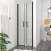 Porte de Douche Double Battant 80x200cm - Verre Trempé Voir les images du produit 5