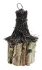 Vogelhaus "Birke" aus Holz, rund, Dach aus Reisig, Produktbild-Vorschau 5