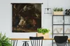 MuchoWow® Wandteppich Wandbehang Vögel in einem Park - Produktbild-Vorschau 2
