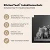 KitchenYeah© Herdabdeckplatte Kätzchen - Blau - Rosa - Produktbild-Vorschau 6