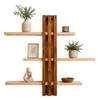 MG Design Wandregal Holz Pflanzenregal Boho 60 x 70 cm - Produktbild-Vorschau 1