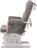 Fotel Relax HWC-C76, fotel bujany ze stołkiem tkanina Podgląd zdjęcia produktu 6