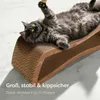 Knupis Kratzmöbel Kratzbrett Katze 3-teilig XXL 75cm – Produktbild-Vorschau 6
