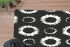 MuchoWow® Mauspad Mousepad Blumen - Muster - Schwarz 40x60 Produktbild-Vorschau 2