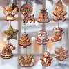 Lebkuchen-Anhänger, Weihnachtsschmuck aus Holz, Produktbild-Vorschau 2