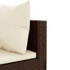 6-tlg. Garten-Lounge-Set mit Kissen Braun Poly Rattan Produktbild-Vorschau 7