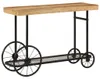 vidaXL Tavolo consolle 112x36x76 cm in legno massiccio di Anteprima dell’immagine prodotto 8