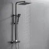 Auralum Regendusche Schwarz, Messing Duschsystem mit Produktbild-Vorschau 2