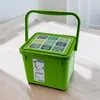 Poubelle, compost de cuisine, anti-odeur - 4,5 l - vert - Voir les images du produit 2