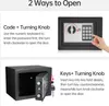 This image shows two ways to open a safe. Produktbild-Vorschau