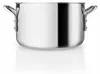 A stainless steel pot on a white background. Náhled obrázku produktu