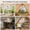 USB Ventilator mit Licht 8000mAh Akku Ventilator Hängender Produktbild-Vorschau 5