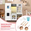 Cucina per bambini COSTWAY con accessori, cucina per Anteprima dell’immagine prodotto 7