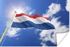 MuchoWow® Poster Die Flagge der Niederlande weht am Himmel Produktbild-Vorschau 1