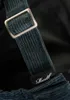 Größenverstellbare 6-Panel Cord-Dockermütze in Marineblau Produktbild-Vorschau 3