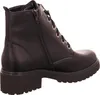 A black leather boot shown from the side. Anteprima dell’immagine prodotto