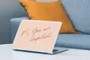 MuchoWow® Laptop Aufkleber Sticker Cover Text - P.S. Du Produktbild-Vorschau 4