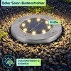 Edles 8er-Set Solar-Bodenstrahler 200lm IP44 mit Erdspiess: Produktbild-Vorschau 3